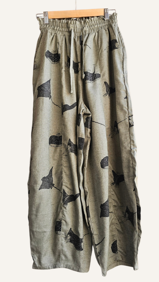 Jogger Pants • Large • Screen Printed