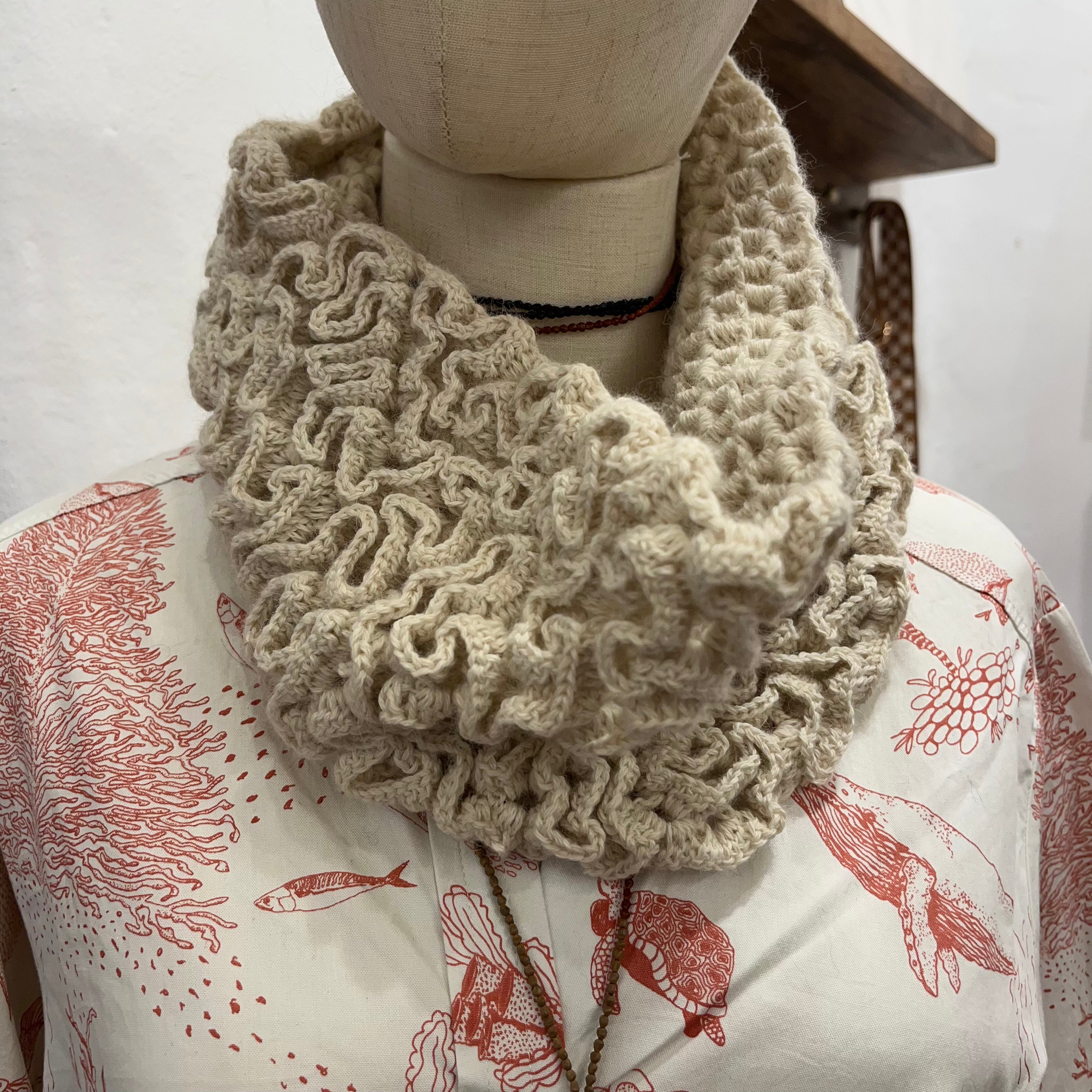 Neck Gaiter 100% Cotton - Ivory
