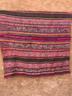 Antique Aguayo Blanket  ~ Andean textiles