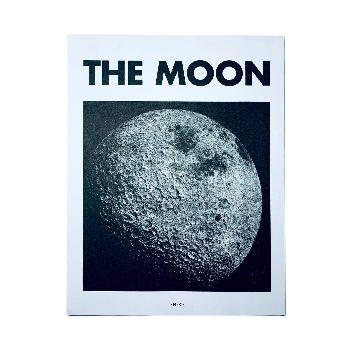 Moon - Space Risograph Print