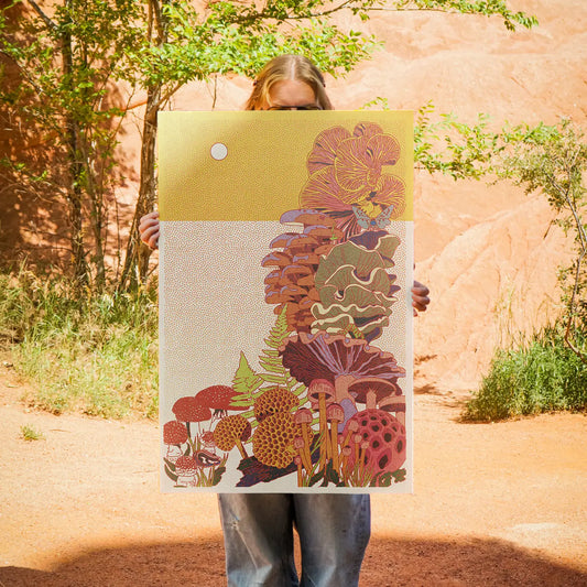 Mushroom Planet #2 ~ 24” x 36”