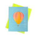 Hot Air Balloon - Risograph greeting card