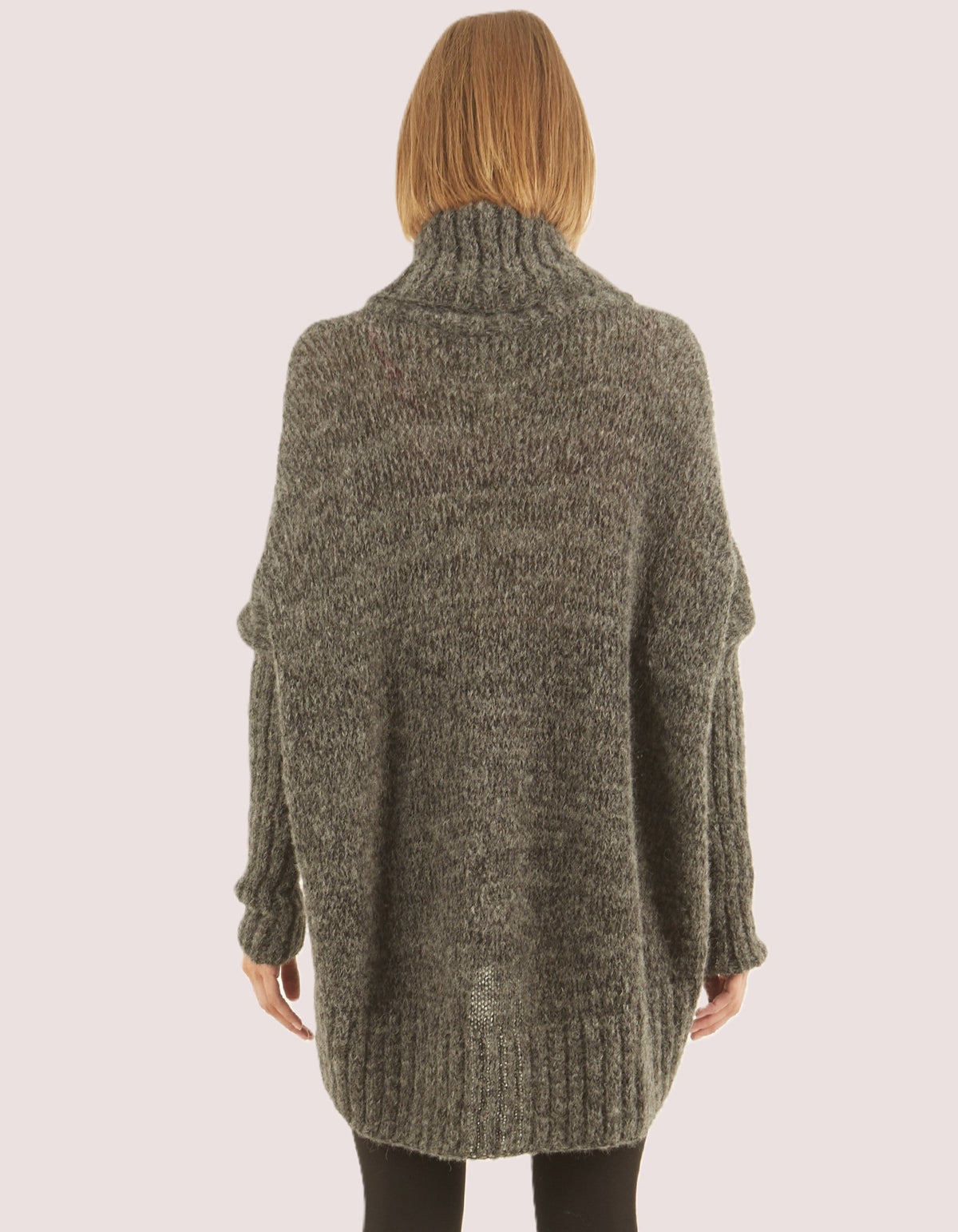 Cape neck sweater - Natural - Large
