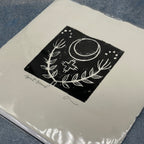 Spirit Wand Block Print - two sizes