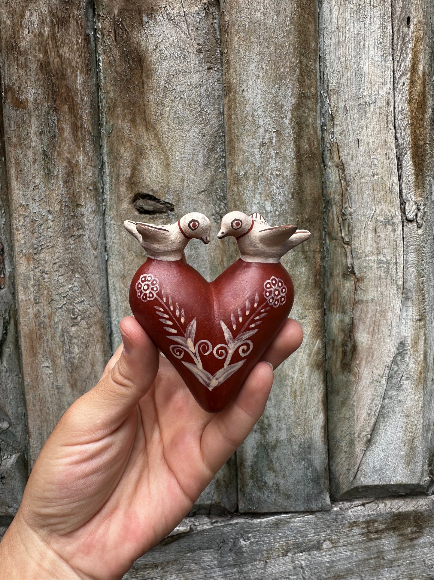 Little heart with birds - wall