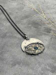 Ojo Necklace ~ K2 Stone and Sterling Silver