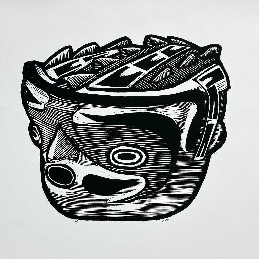 Primos Hermanos ~ linocut
