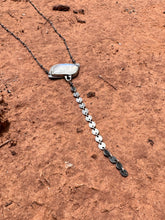 Load image into Gallery viewer, Rainbow Moonstone Lariat Necklace
