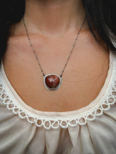 Load image into Gallery viewer, Red Coral Fossil Necklace
