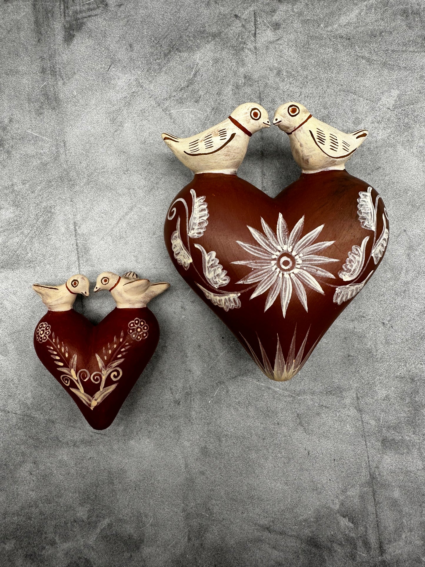 Little heart with birds - wall