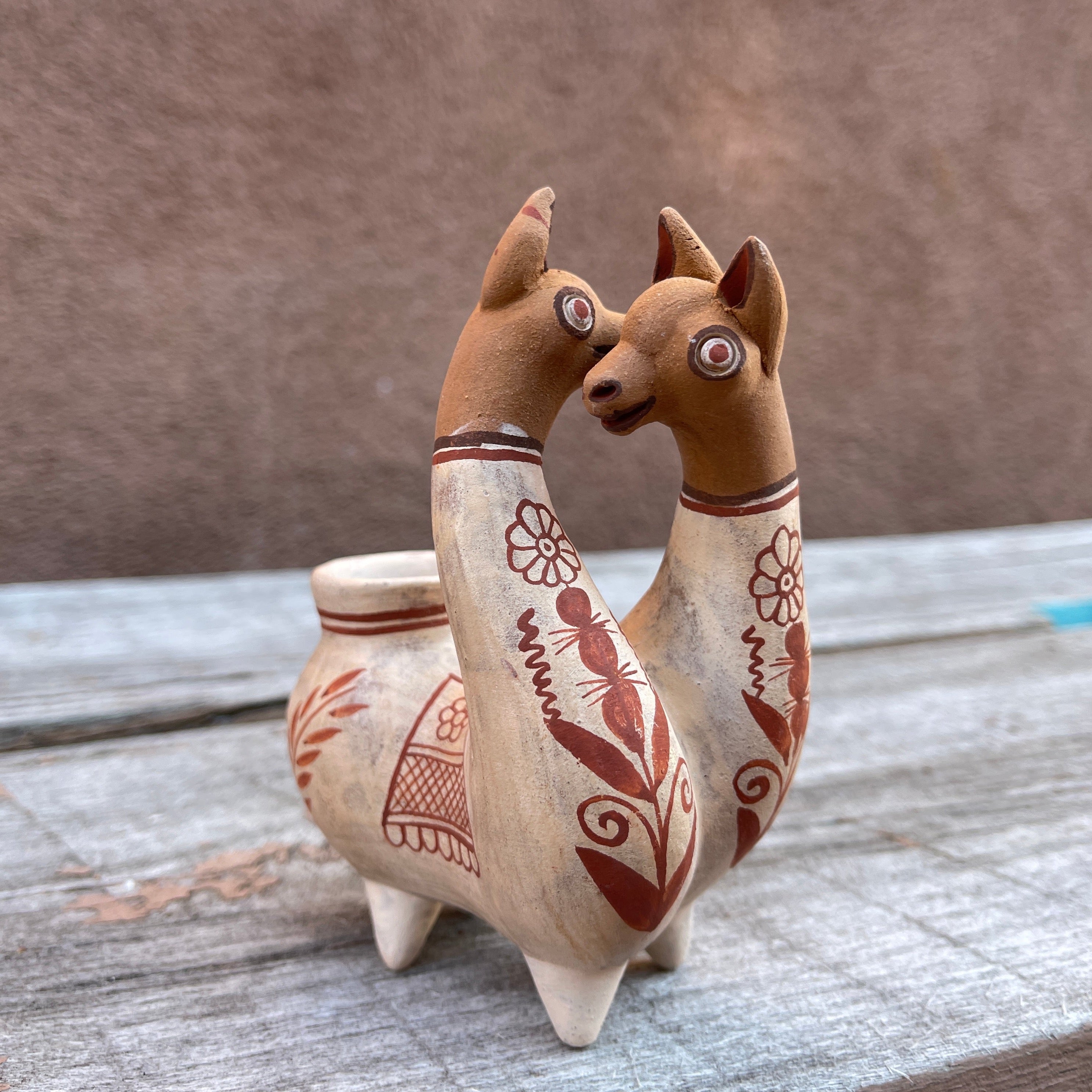 Llamas candle holder - Medium size