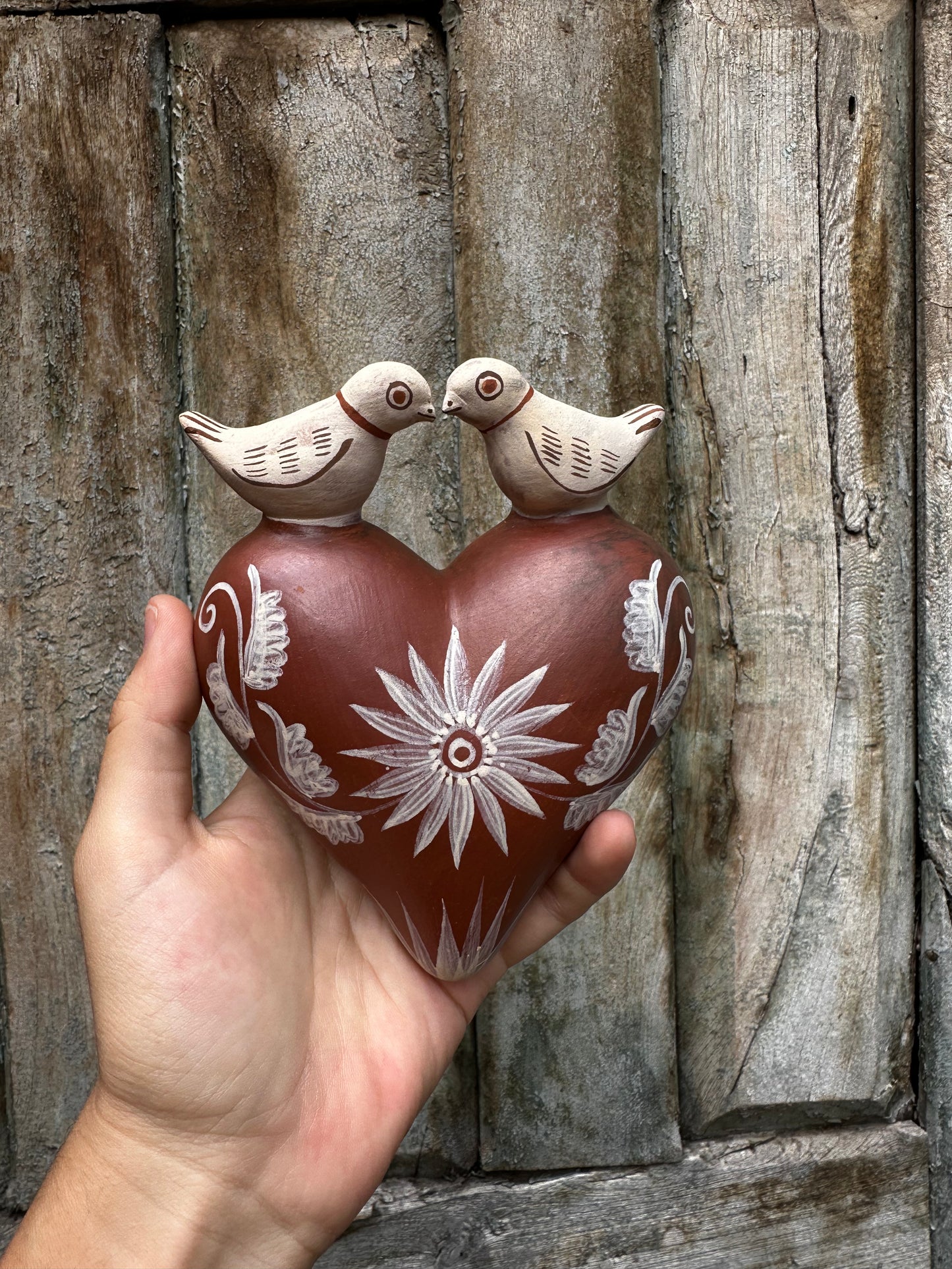 Little heart with birds - wall
