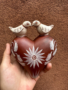 Little heart with birds - wall