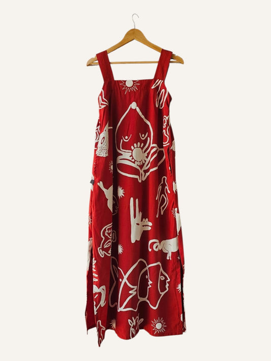 Maxi dresses - Screen Printed Wearable - Medium