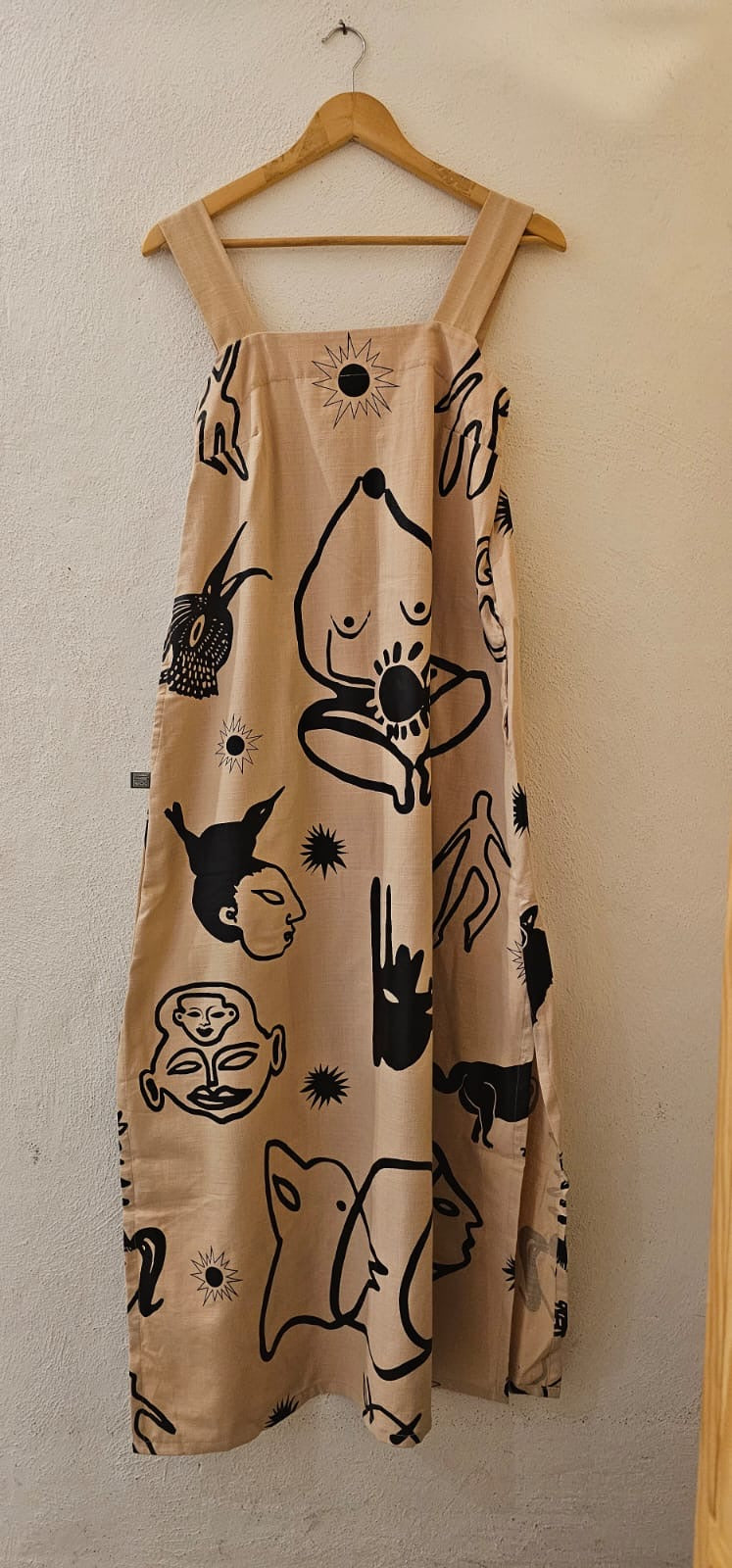 Maxi Dress • Small • Screen Printed Wearable