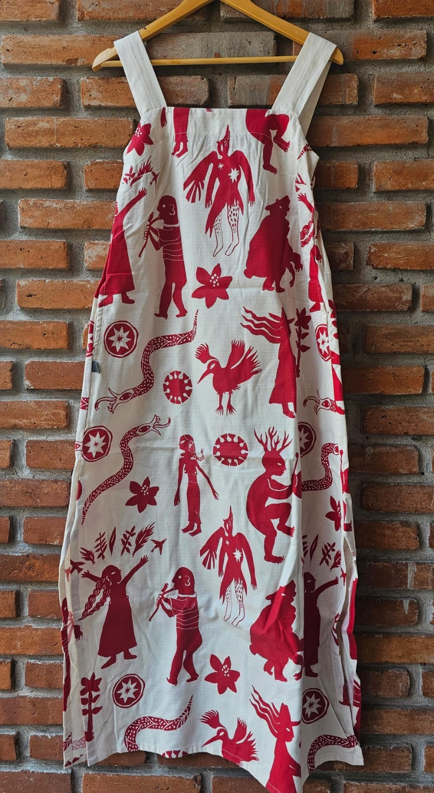 Maxi Dress • Small • Screen Printed Wearable