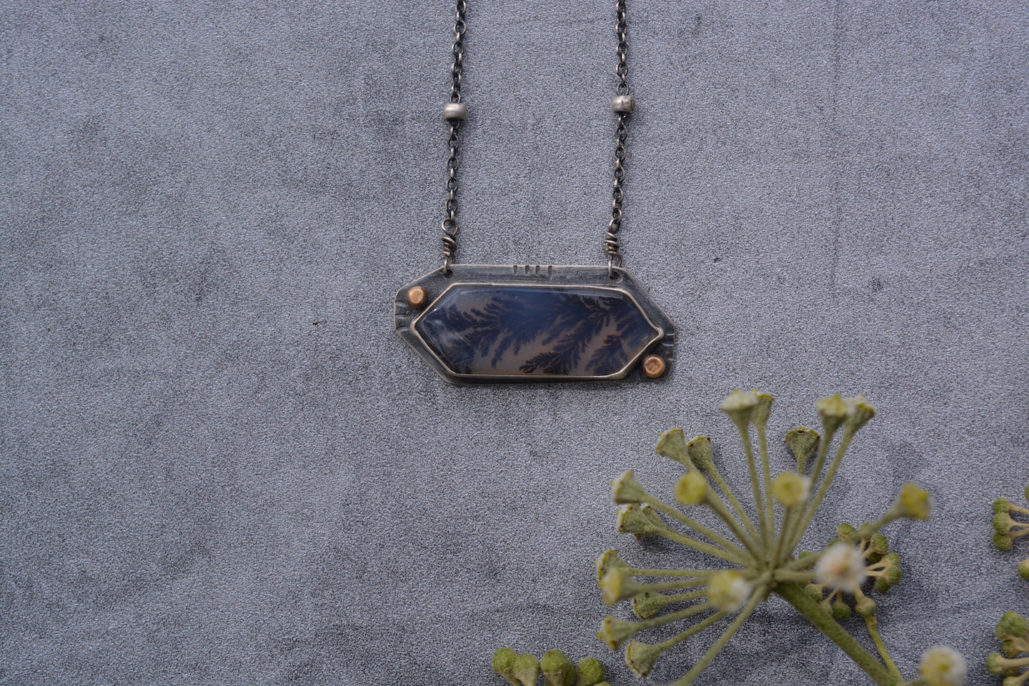 Dendritic Agate - Necklace