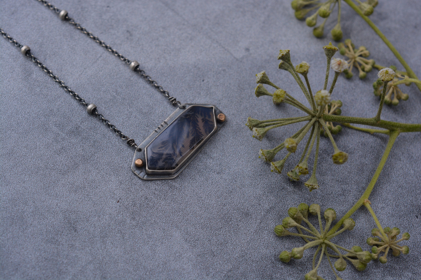 Dendritic Agate - Necklace