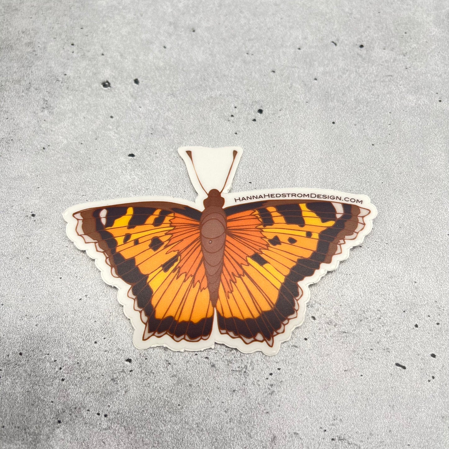 Tortoiseshell Butterfly - sticker