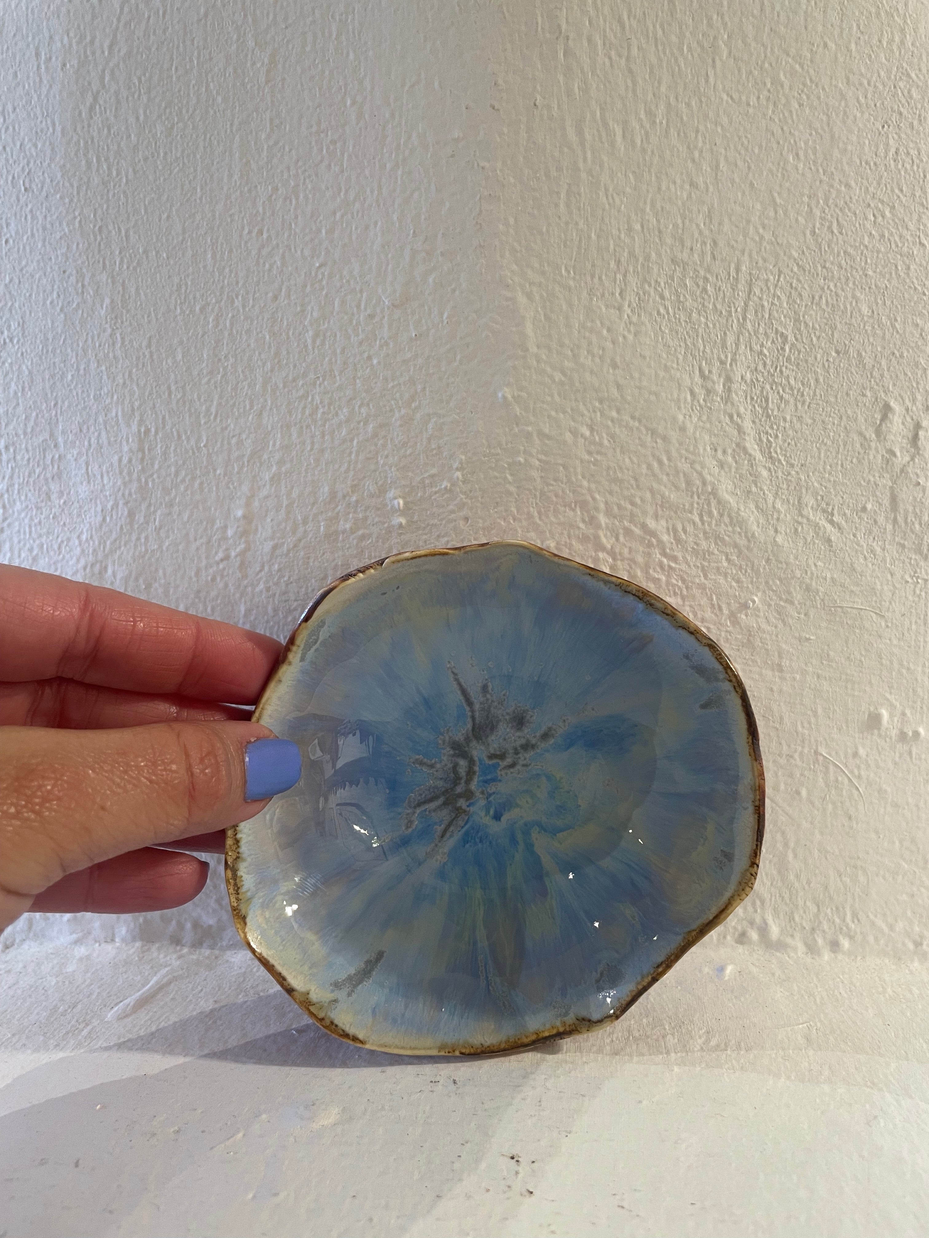 Geo dish - Blue - 3 sizes
