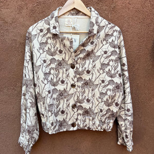 Jacket - Botanical design - 100% cotton