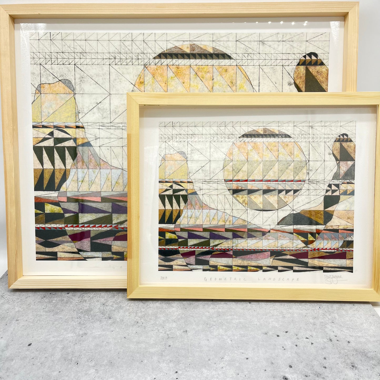 #9 -Geometric Landscape - Print