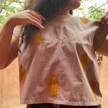 Load image into Gallery viewer, Huipil Style - Screen Printed and natural dyed - 100% Cotton
