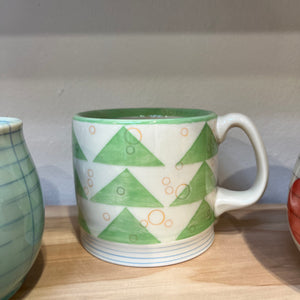 Green mug - Porcelain