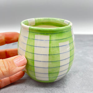 Green Porcelain tumbler