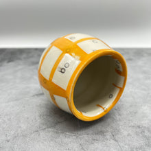 Load image into Gallery viewer, Orange Porcelain tumbler
