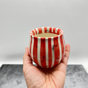 Red porcelain tumbler
