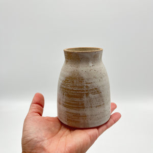 Cork Jar -White Stoneware