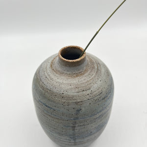 Blue Matte Vase - Stoneware