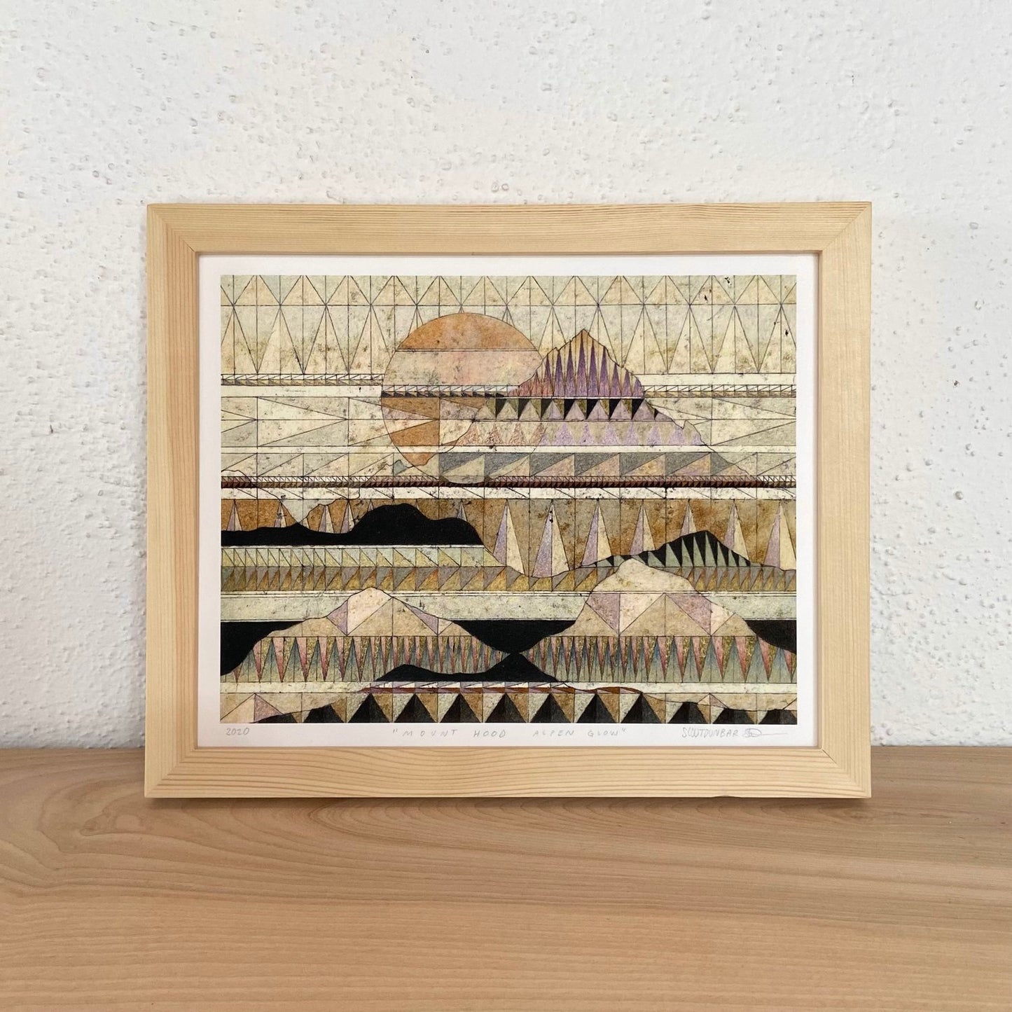 MT Hood Alpen Glow - Print