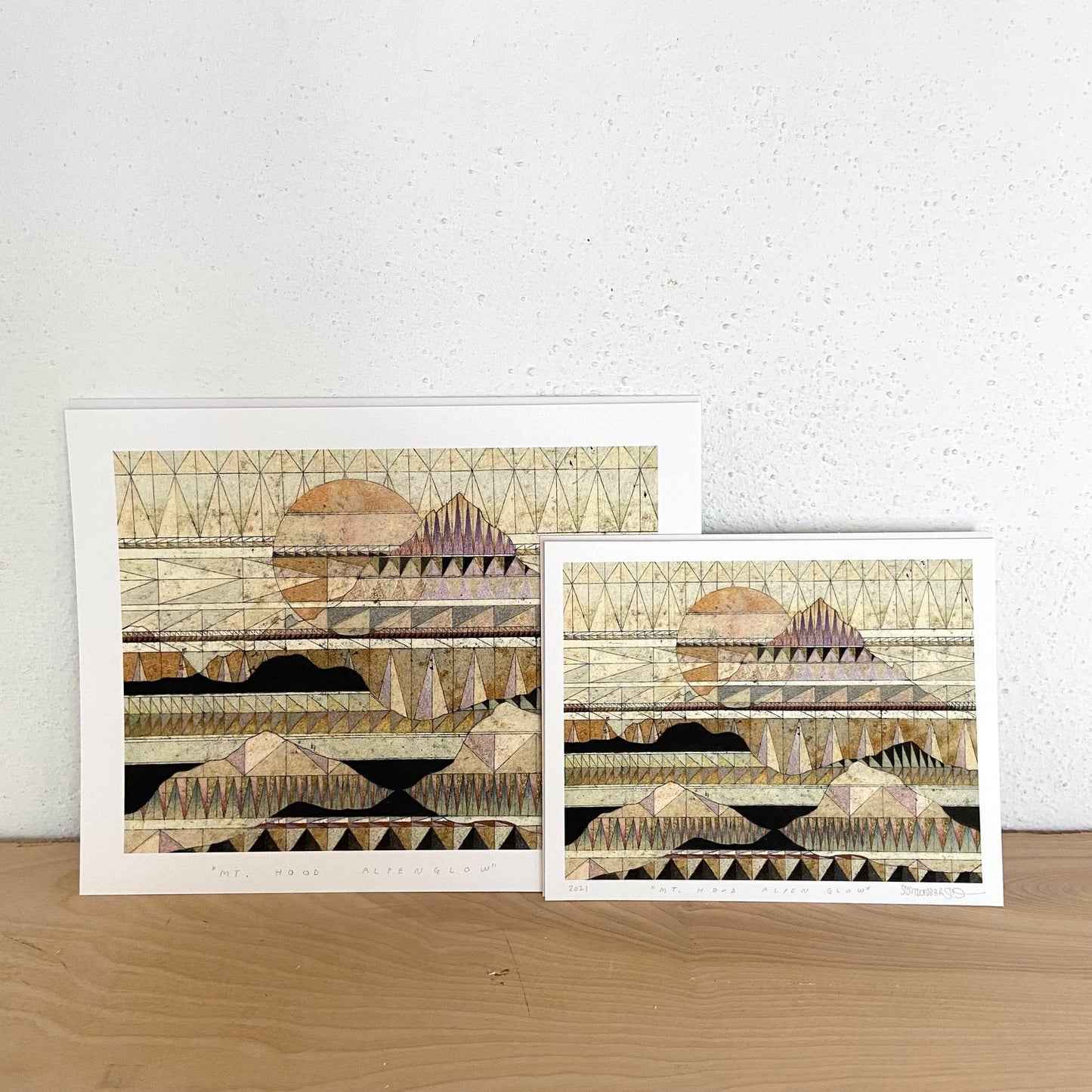 MT Hood Alpen Glow - Print