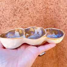 Load image into Gallery viewer, Rusty Porcelain Spice trays - Double &amp; Triple ~ catch all bowl
