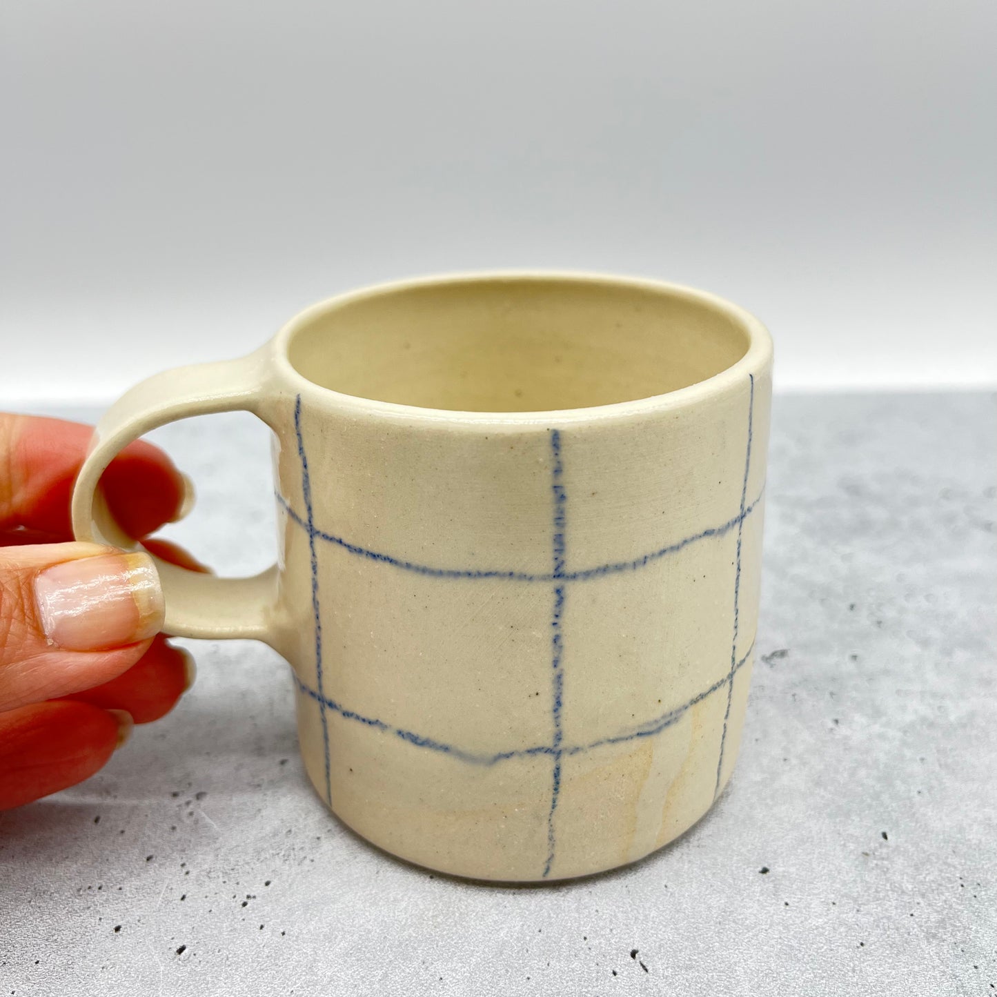 Mug ~ Crayon blue ~ porcelain