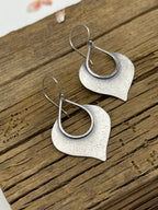 Aspen Leaf earrings - Organic and modern