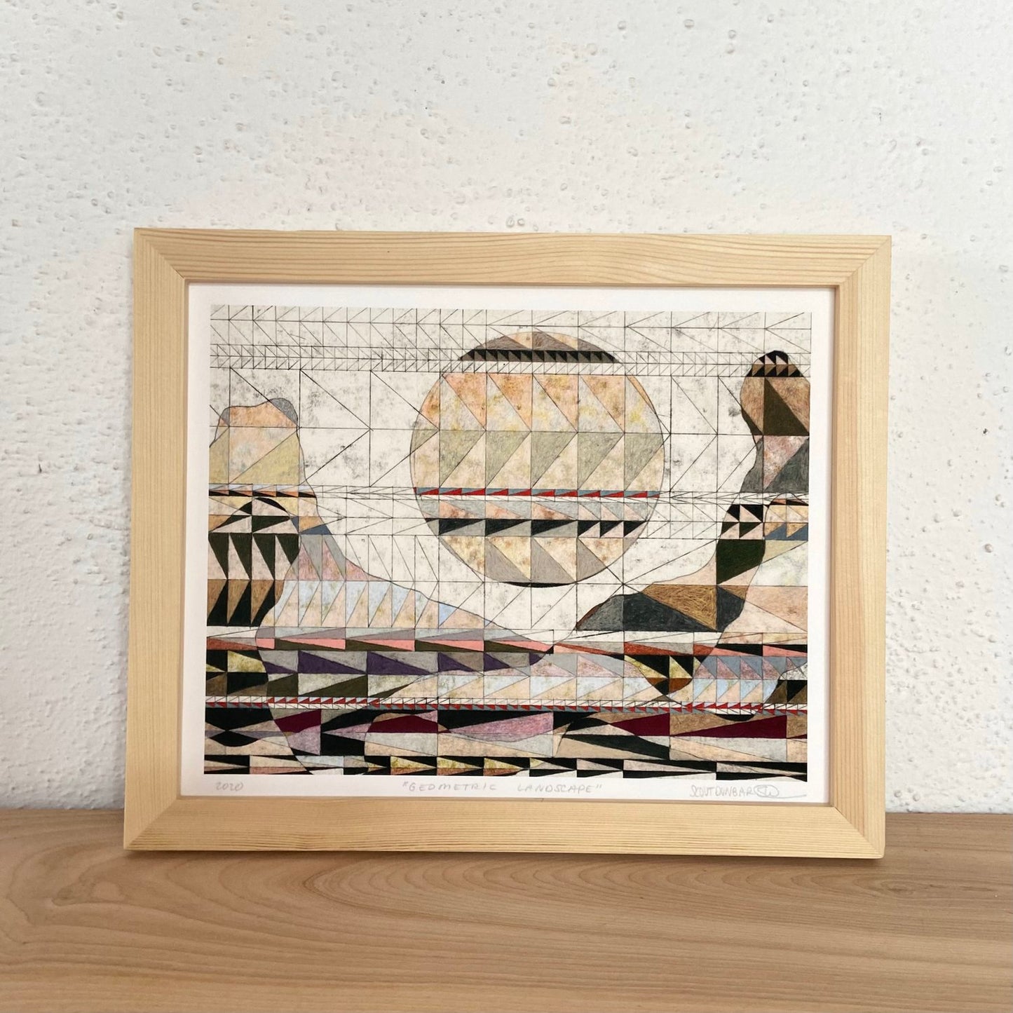 #9 -Geometric Landscape - Print