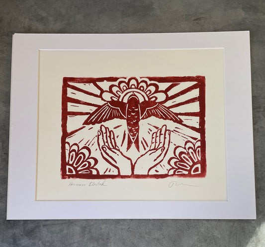 Hermosa Libertad Block Print - 11 by 14