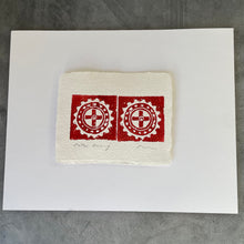 Load image into Gallery viewer, Path&#39;s Crossing - double print - Mini Block Print
