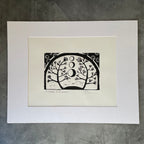 Armonia de los Arboles - Block Print - 11” by 14”