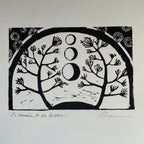 Armonia de los Arboles - Block Print - 11” by 14”