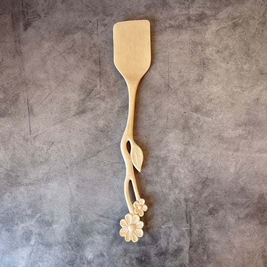 Wooden Spatula - Wild Flowers