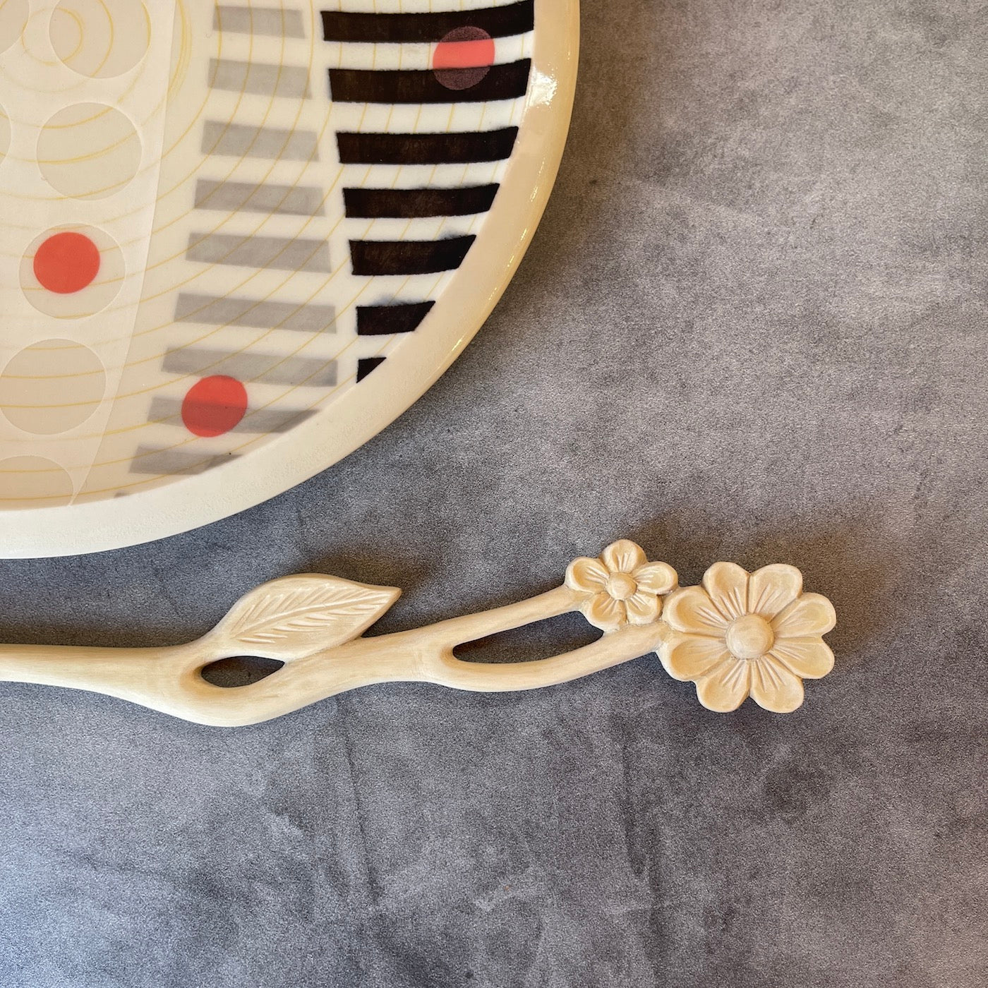 Wooden Spatula - Wild Flowers