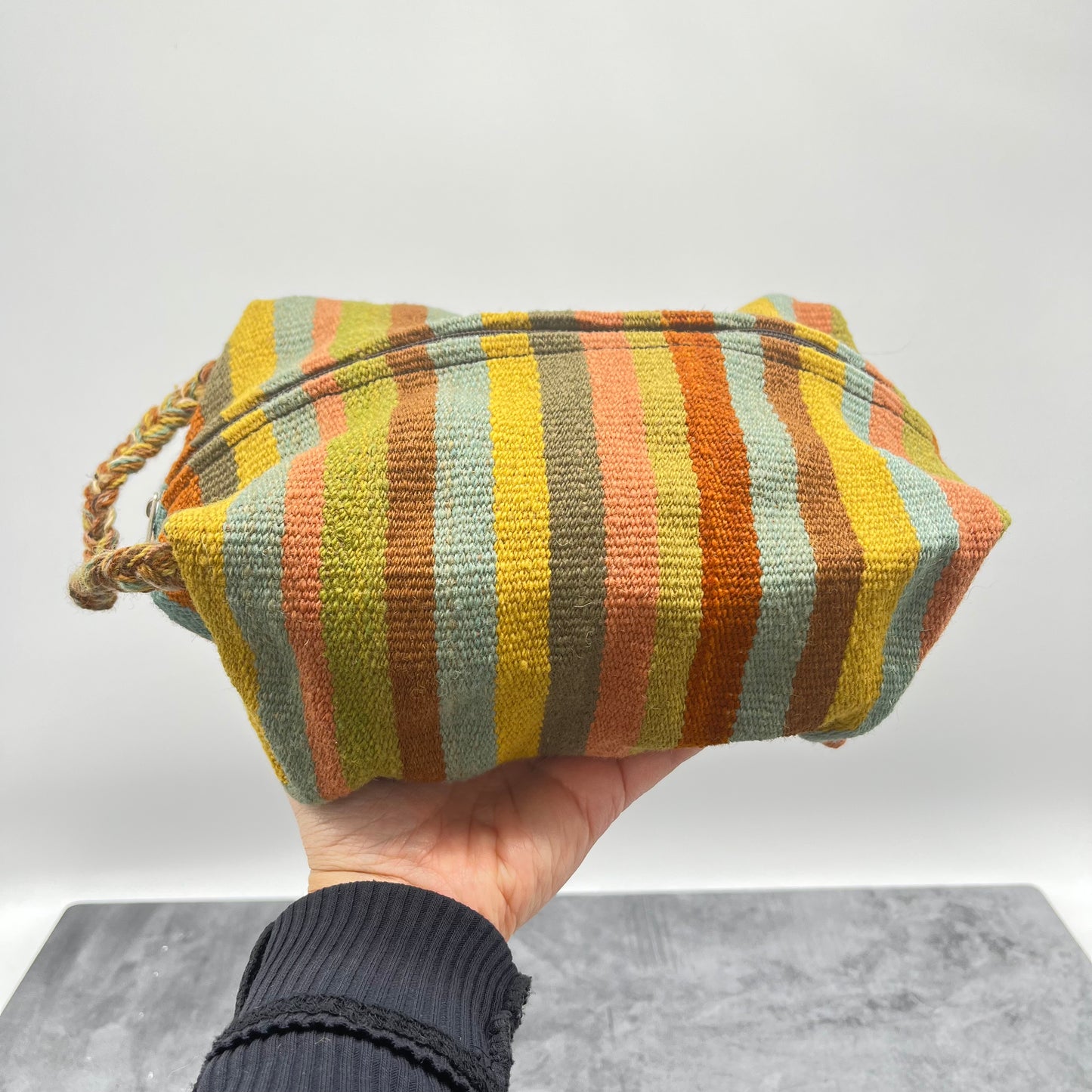 Toiletry Bag ~ Earth Tones ~ Andean textiles