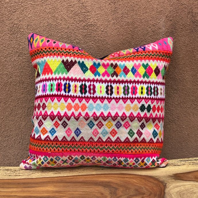 Pillowcase - colorful Andean tones