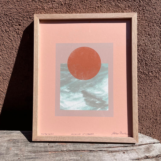 Memento of change: light coral - Giclee Print