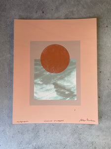Memento of change: light coral - Giclee Print