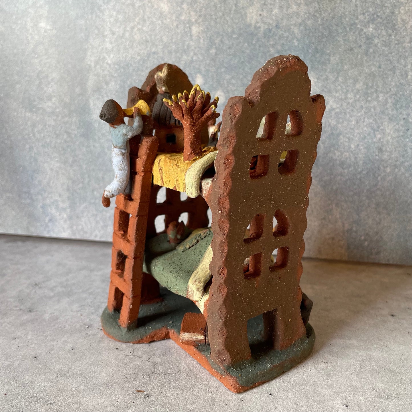 Bedtime Bunkbed ~ Miniature Sculpture